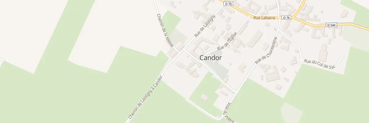 Plan du 15 Rue Chantereine à Candor