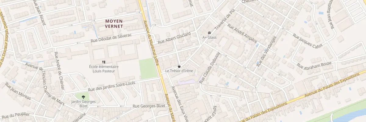 Plan du 9 Tra de Pia à Perpignan