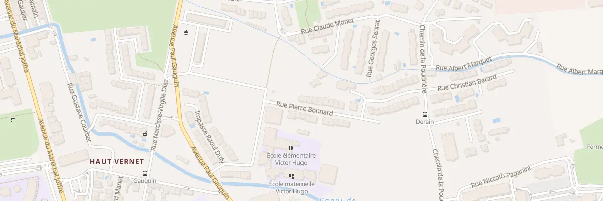 Plan du 1 Rue Pierre Bonnard à Perpignan