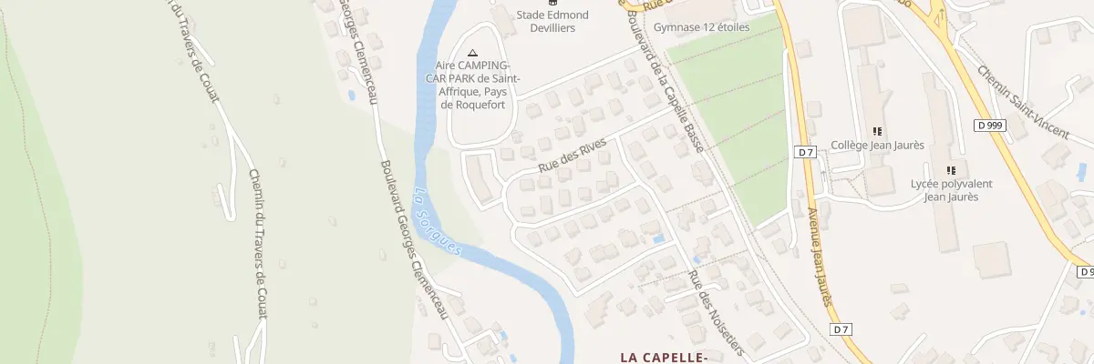 Plan du 9 Rue des Rives à Saint-Affrique