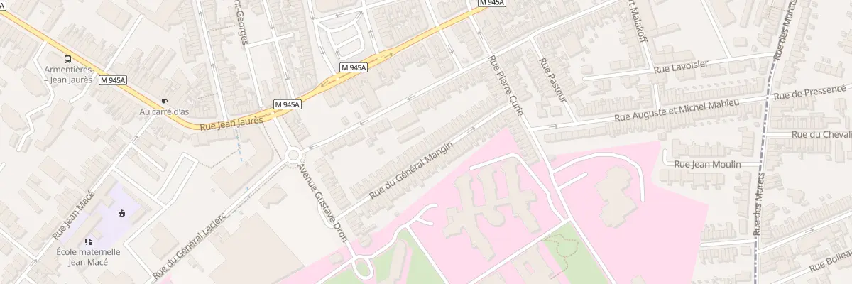 Plan du 40 Rue du General Mangin à Armentières