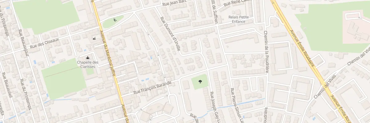 Plan du 36 Rue Dumont d’Urville à Perpignan