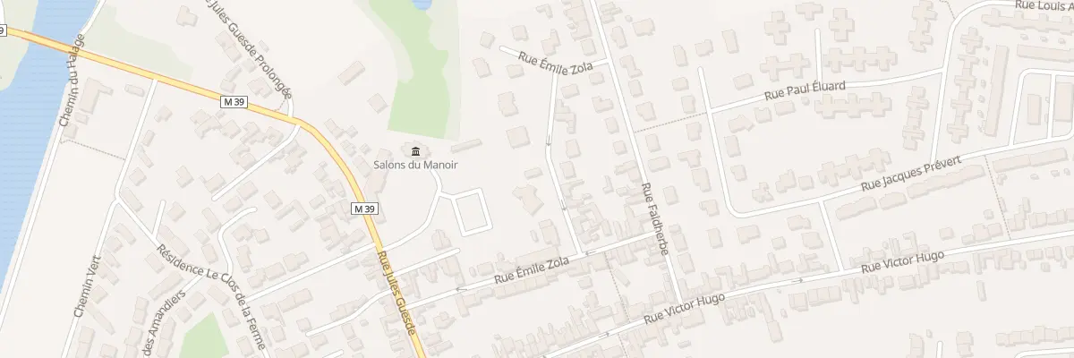 Plan du 14 Rue Émile Zola à Bauvin