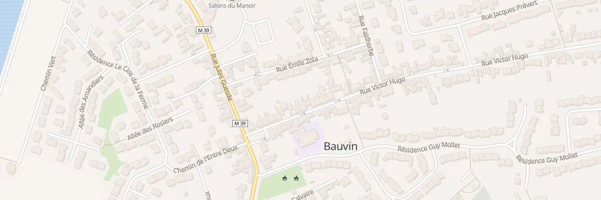 Plan du 21 Rue Victor Hugo à Bauvin