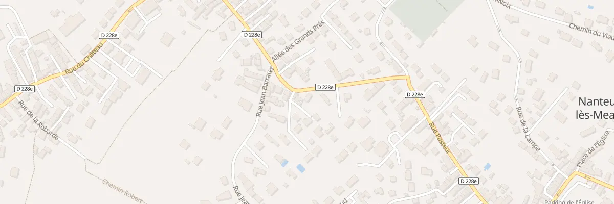 Plan du 13J Rue Pierre Mendes France à Nanteuil-lès-Meaux