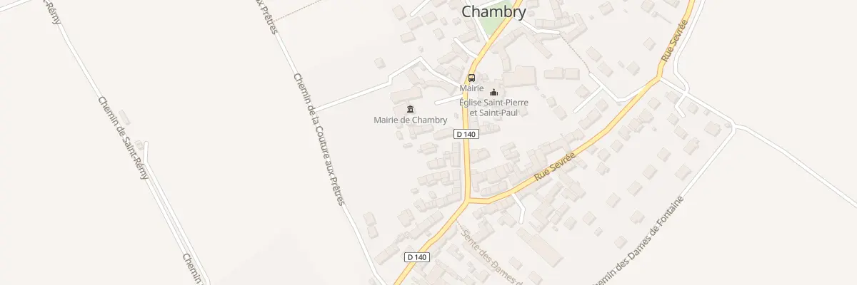 Plan du 12B Rue de la Ville à Chambry