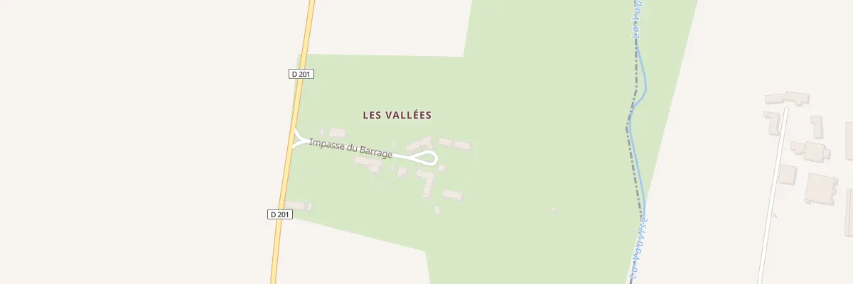 Plan du 5 Les Vallees à Feux