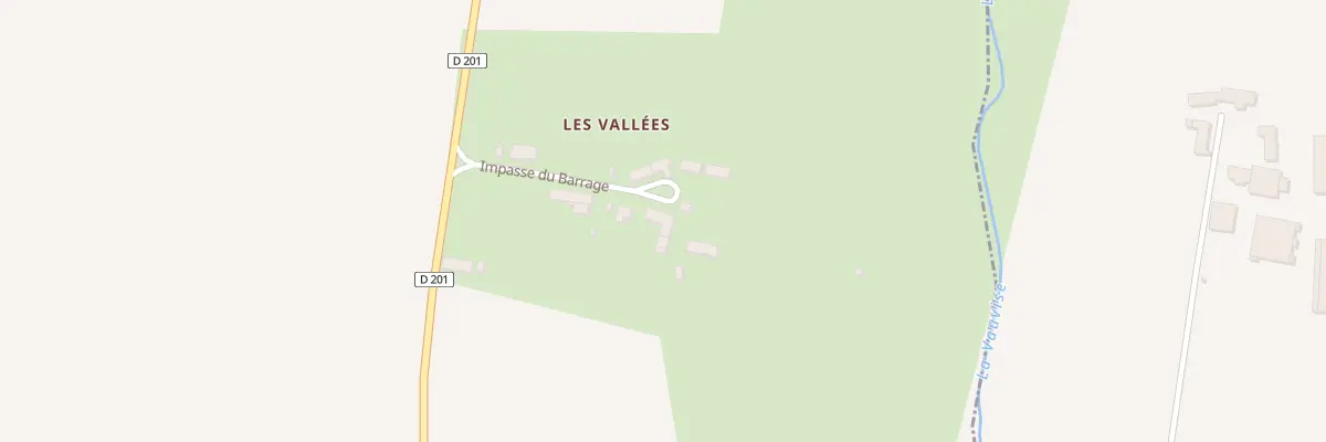 Plan du 6 Les Vallees à Feux