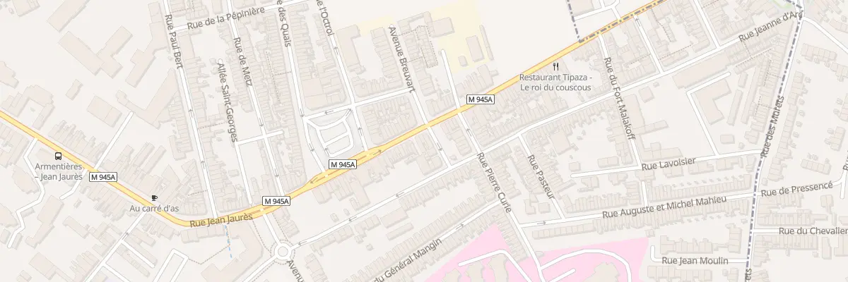 Plan du 46 Rue des Deportes à Armentières