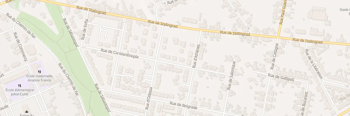 Plan du 17 Rue de Constantinople à Harnes