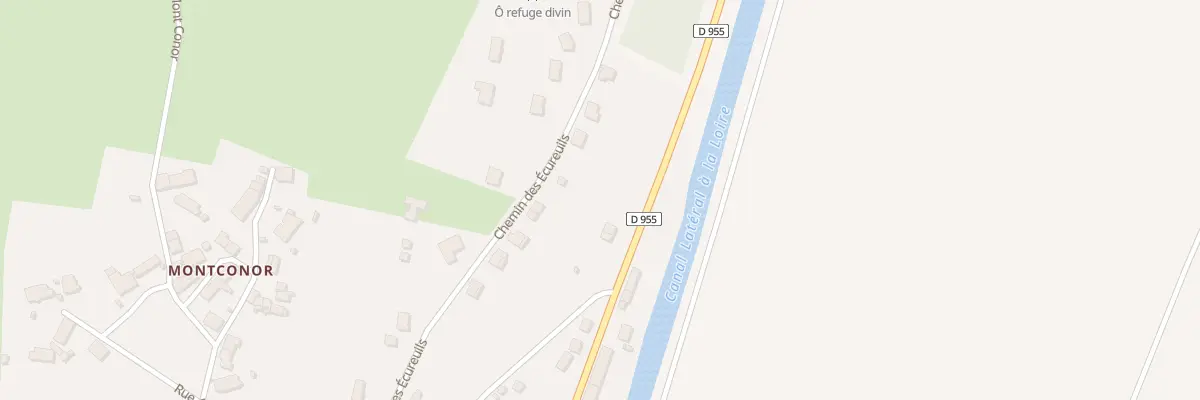 Plan du 14 Che des Ecureuils à Bannay