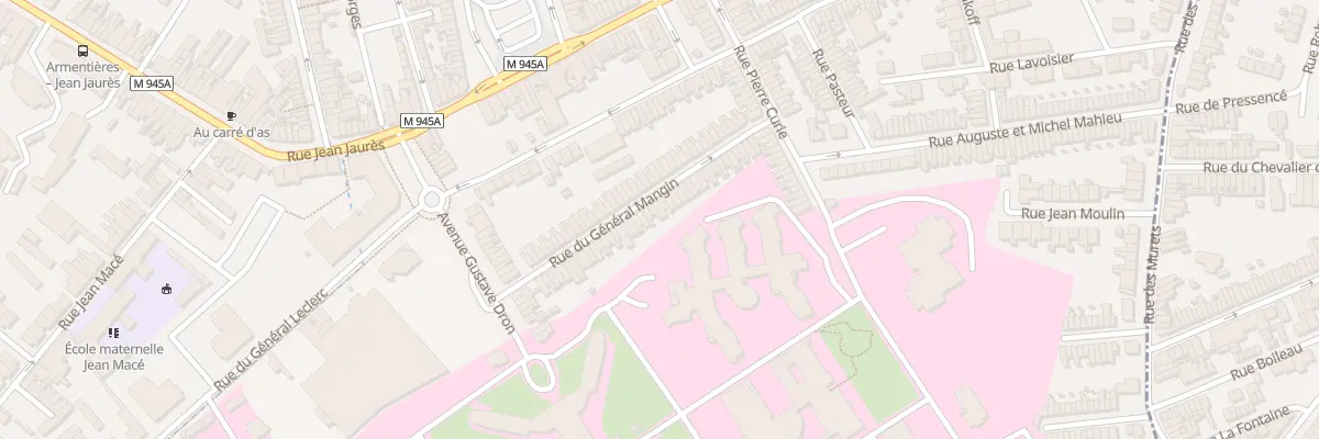 Plan du 39 Rue du General Mangin à Armentières