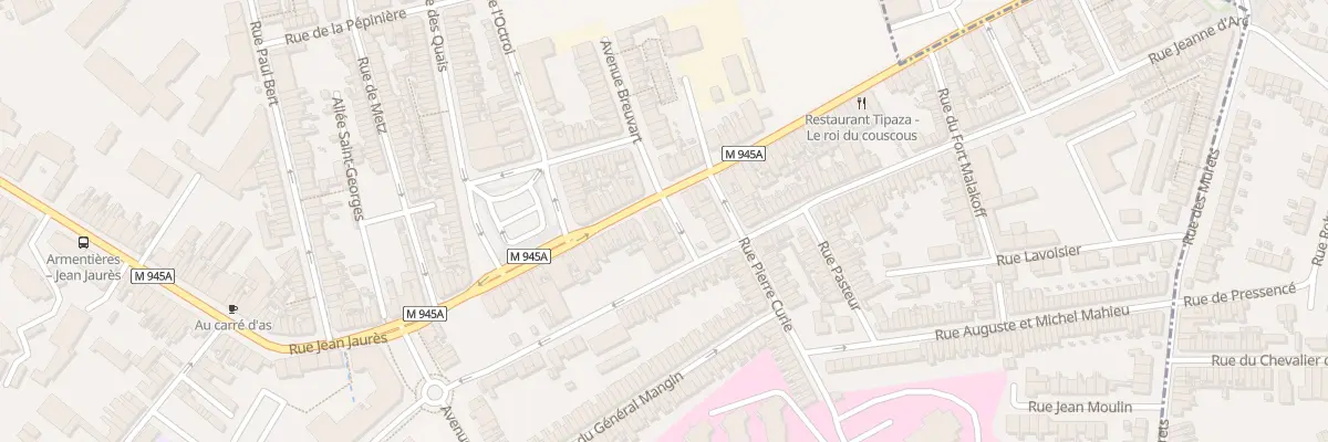 Plan du 10B Rue Saint Pierre à Armentières
