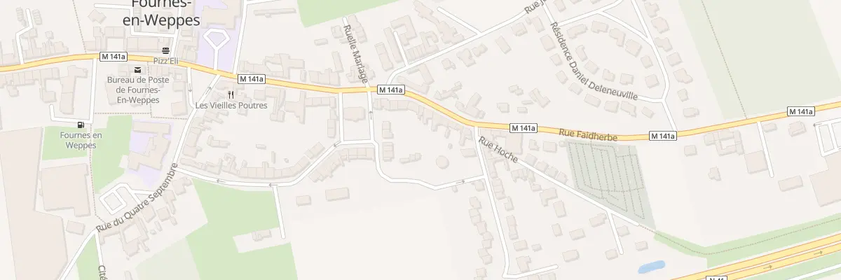 Plan du 1486 Rue Faidherbe à Fournes-en-Weppes