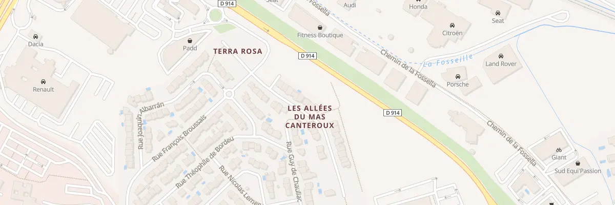 Plan du 384 Rue Docteur Francis Montane à Perpignan