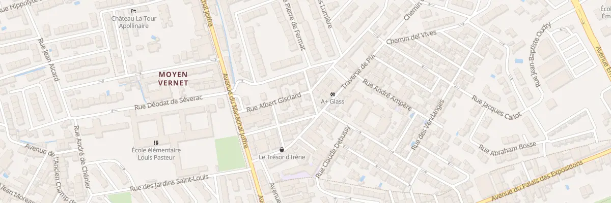 Plan du 1 Rue des Buissons à Perpignan