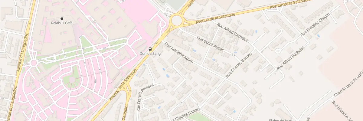 Plan du 16 Rue Adolphe Adam à Perpignan