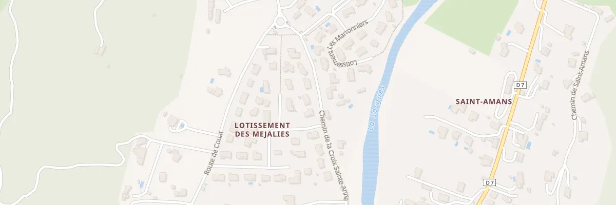 Plan du 172 Che de la Croix Ste Anne à Saint-Affrique