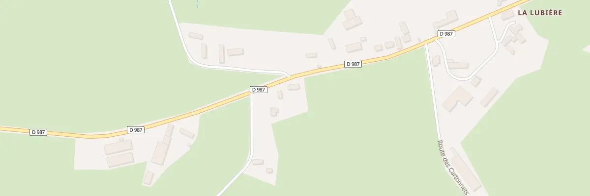 Plan du 5277 La Lubiere à Moureuille