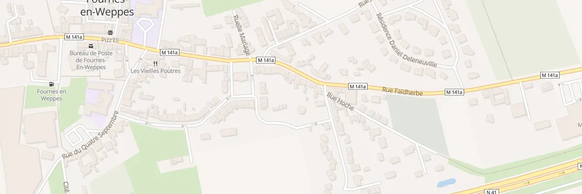 Plan du 1490 Rue Faidherbe à Fournes-en-Weppes