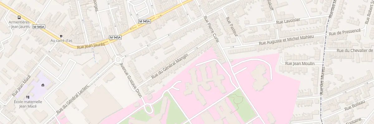 Plan du 33 Rue du General Mangin à Armentières