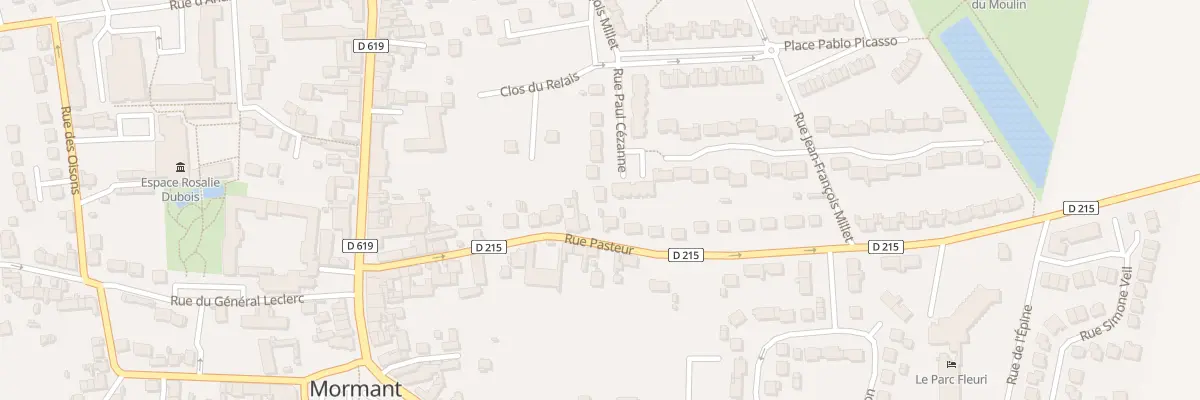 Plan du 21 Rue Paul Cézanne à Mormant
