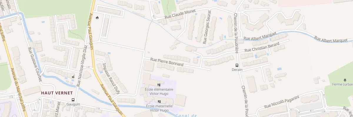 Plan du 7 Rue Pierre Bonnard à Perpignan