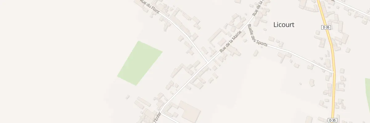 Plan du 4 Rue de l’Enfer à Licourt