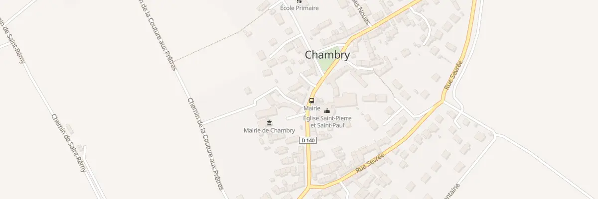 Plan du 6 Rue de la Ville à Chambry
