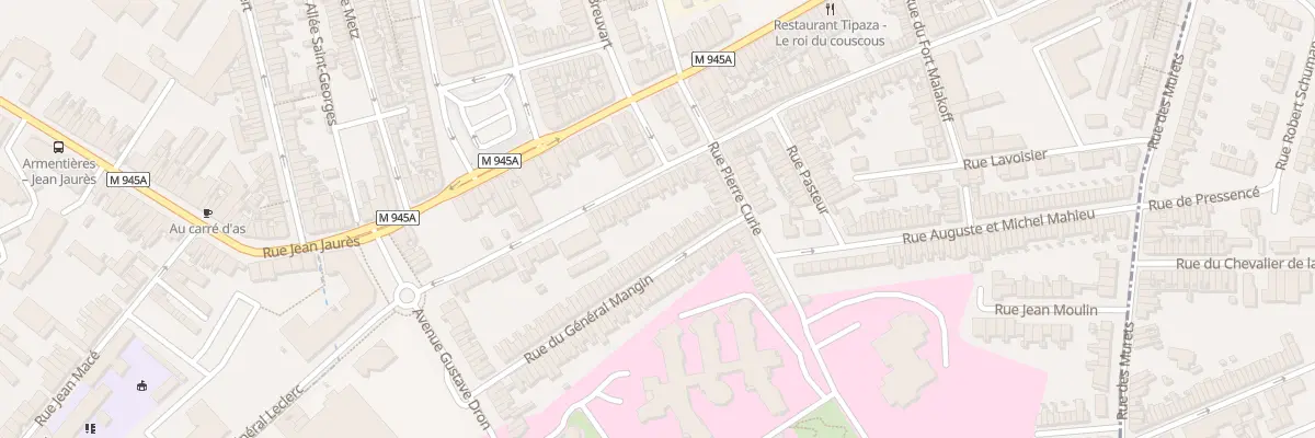 Plan du 76 Rue Jeanne d’Arc à Armentières
