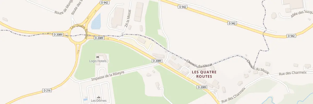 Plan du 5073 D Rd 2089 à Nébouzat