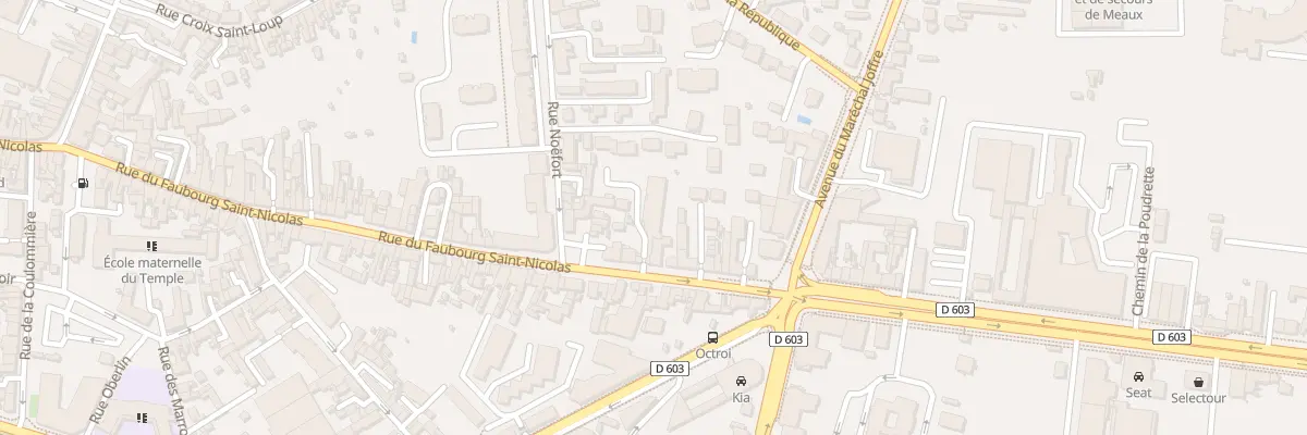 Plan du 141B Rue du Faubourg Saint Nicolas à Meaux