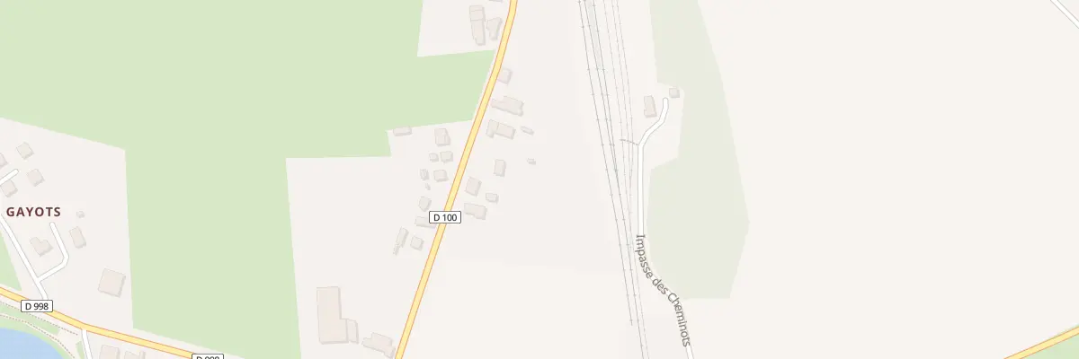 Plan du 5454 La Gare à Lapeyrouse