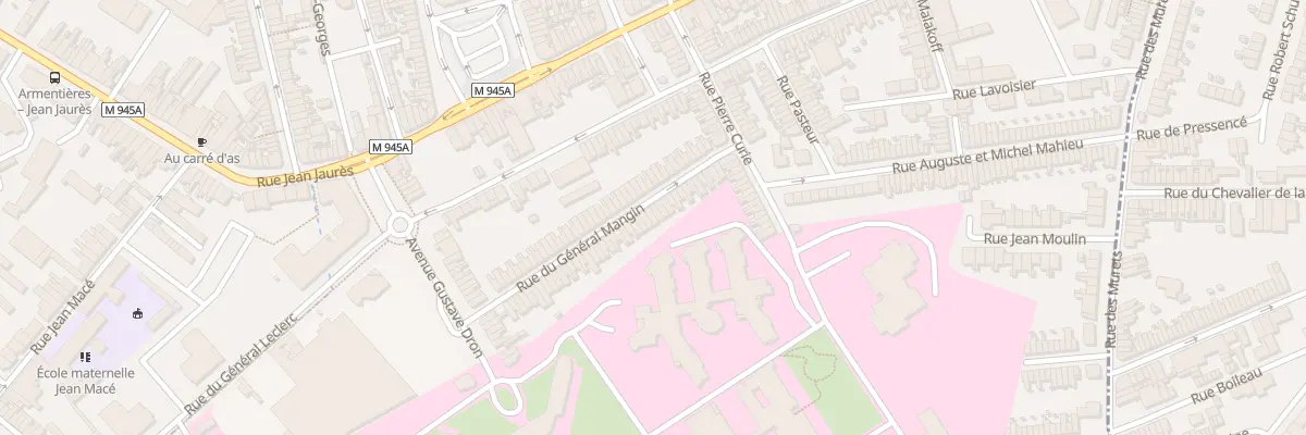 Plan du 27 Rue du General Mangin à Armentières