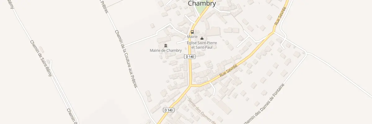 Plan du 16 Rue de la Ville à Chambry
