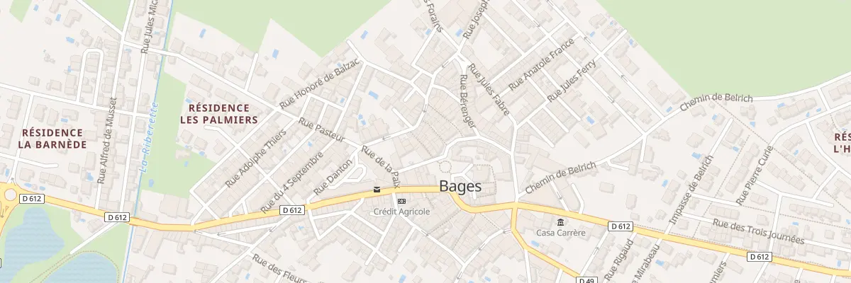 Plan du 7 Rue Vieille à Bages