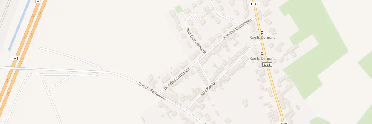 Plan du 21 Rue des Canadiens à Rœux