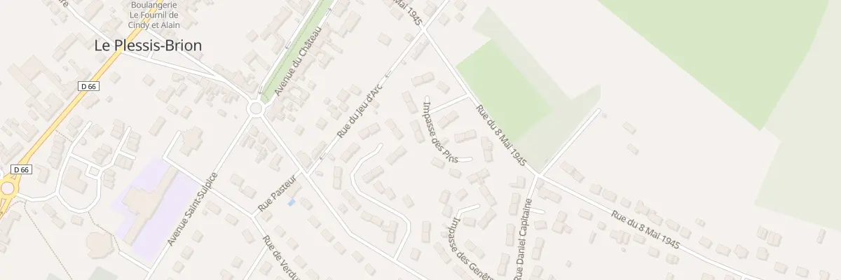 Plan du 13 Imp des Pins au Plessis-Brion