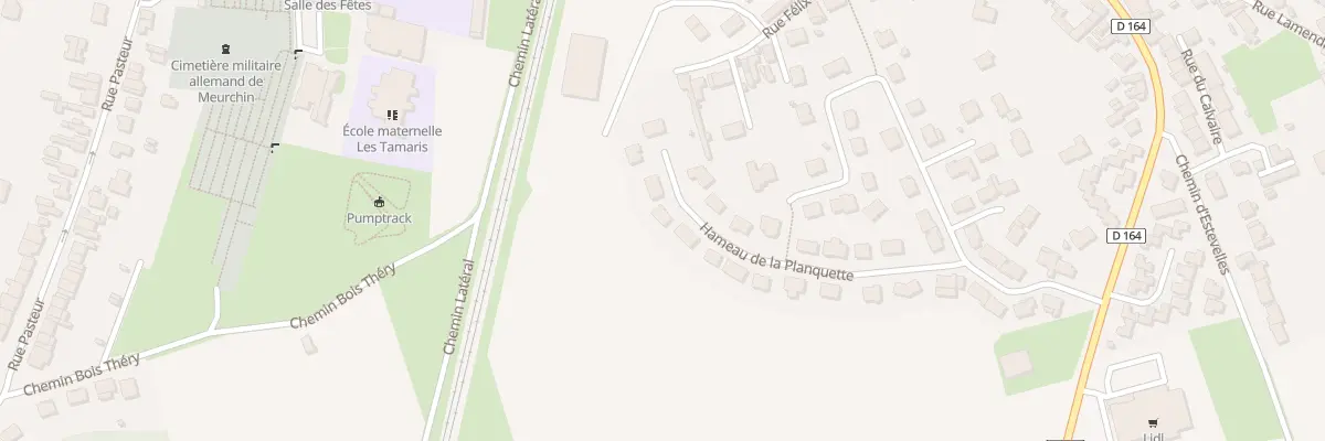 Plan du 47 Rue du Hameau de la Planquette à Meurchin