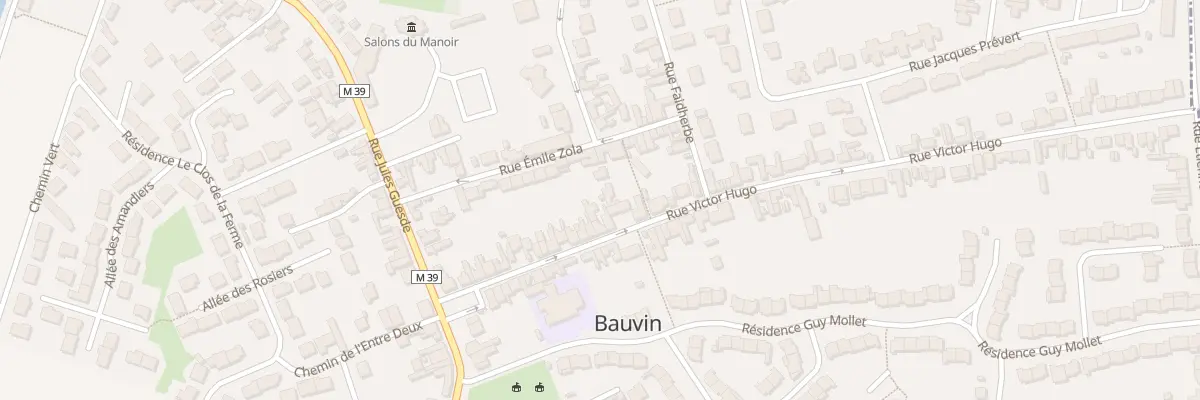 Plan du 33 Rue Victor Hugo à Bauvin