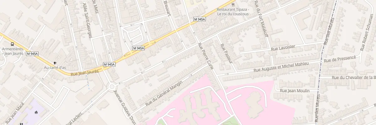Plan du 82 Rue Jeanne d’Arc à Armentières