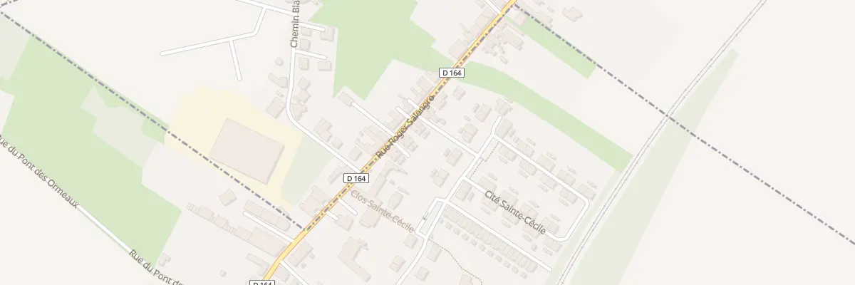 Plan du 98 Rue Roger Salengro à Meurchin
