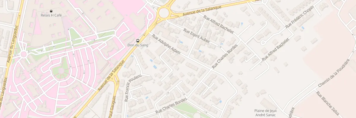 Plan du 22 Rue Adolphe Adam à Perpignan
