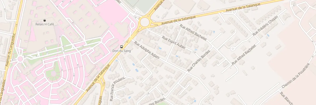 Plan du 7 Rue Adolphe Adam à Perpignan
