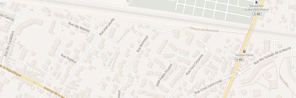 Plan du 28 Rue de Bonneuil à Meaux