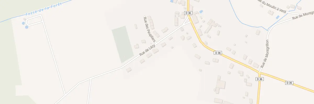 Plan du 11 Rue de Lezy à La Selle-en-Hermoy