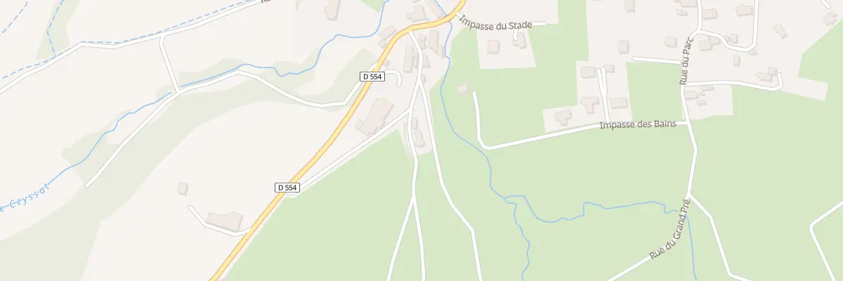 Plan du 4 Chem de Marsol à Ceyssat