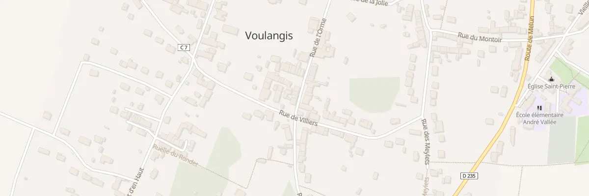 Plan du 25 Rue de l’Orme à Voulangis
