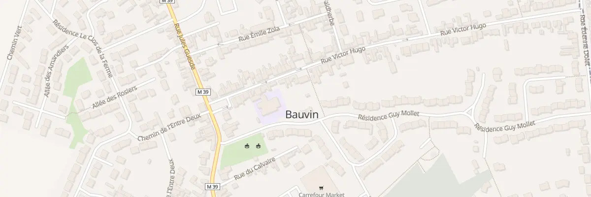 Plan du 18 Rue Victor Hugo à Bauvin