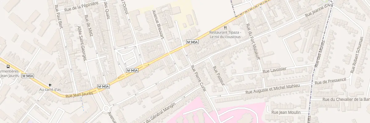 Plan du 4 Rue Pierre Curie à Armentières